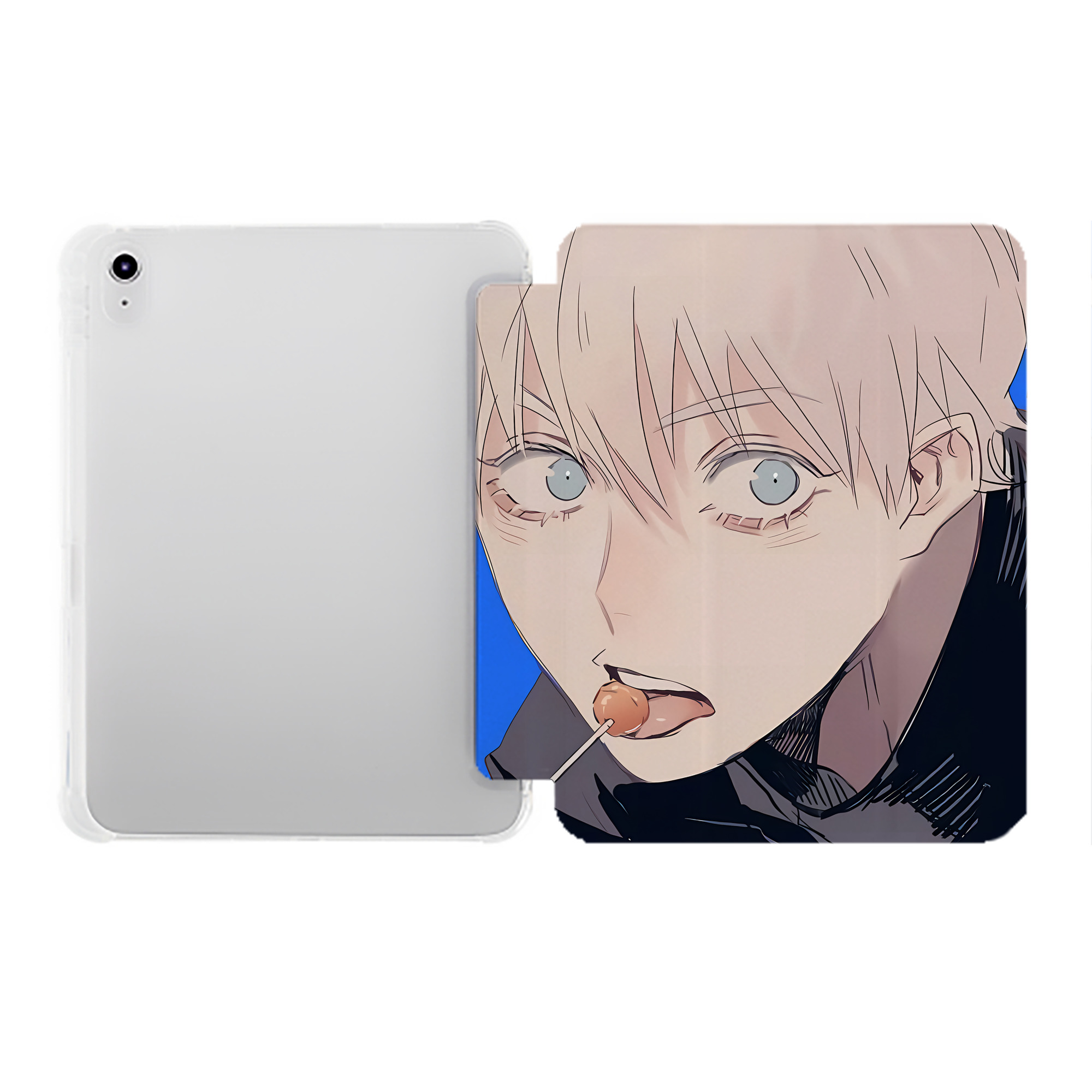 （画像用） SPY×FAMILY间谍家家酒 IPad ケース ペン収納付き 三つ折りスタンド PUレザー×シリコン 対応機種9.5/10.5/10.9インチ